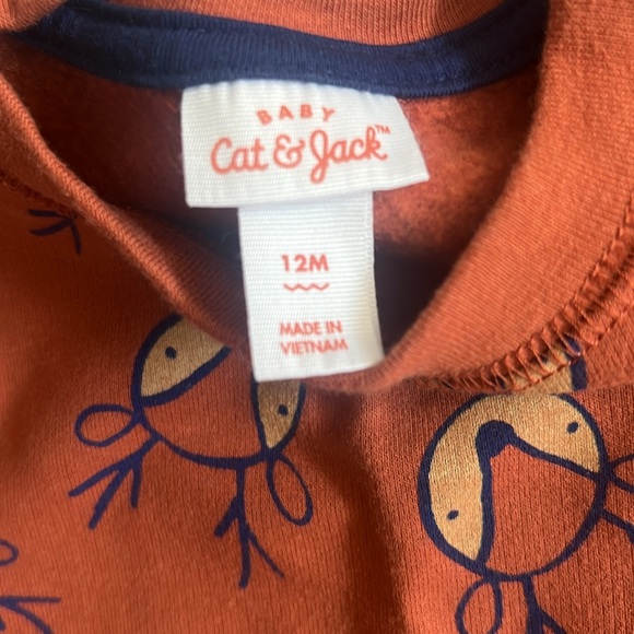 Cat & Jack 2-Piece Reindeer Set 12 Months - Picture 3 of 3